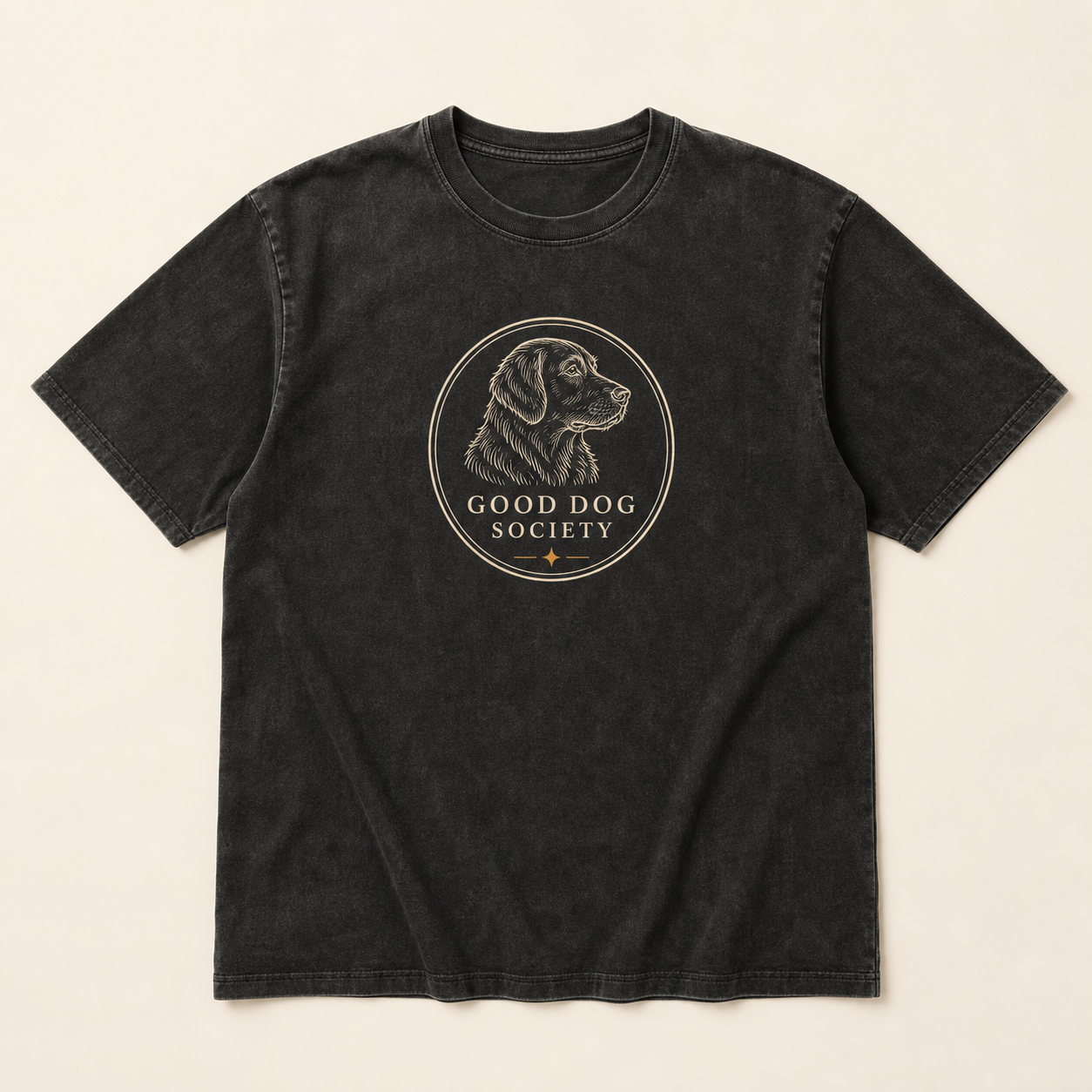 Good Dog Society garment-dyed T-shirt