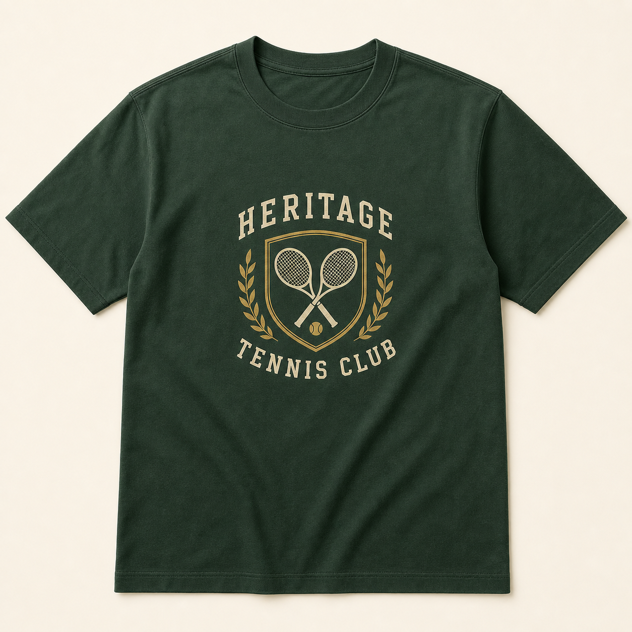 Heritage Tennis Club heavyweight T-shirt