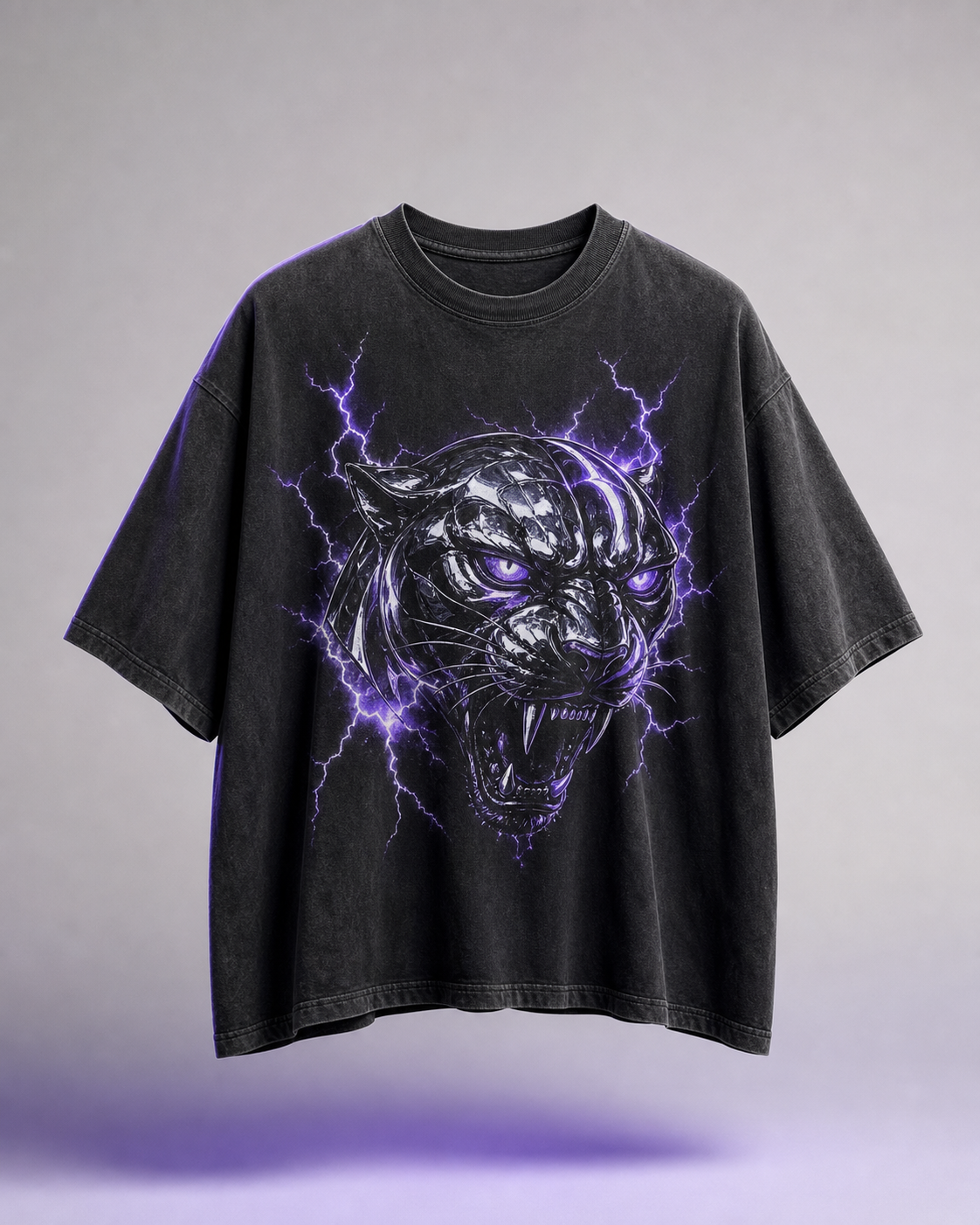 Midnight Howl Heavyweight Tee product mockup